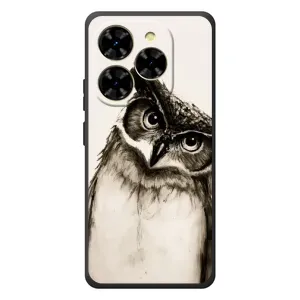 Чохол з пташками на Blackview Shark 9 (VPrint) (Сова)