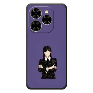 Чохли Венсдей на Blackview Shark 9 Уенсдей (AlphaPrint) (Венздей у чорному)
