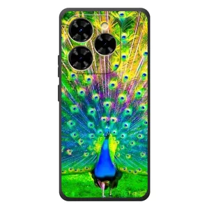 Чохол з пташками на Blackview Shark 9 (VPrint) (Яскравий Павлин)