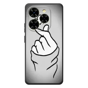 Чохол з принтом для Blackview Shark 9 (AlphaPrint - Знак сердечка)