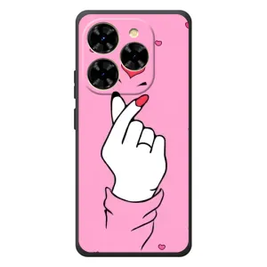 Чохол з принтом для Blackview Shark 9 (AlphaPrint - Знак сердечка) (Знак Love)