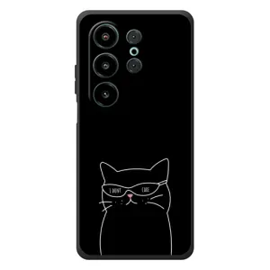 Чехол с рисунком кот на Blackview Wave 10 (Равнодушный кот)