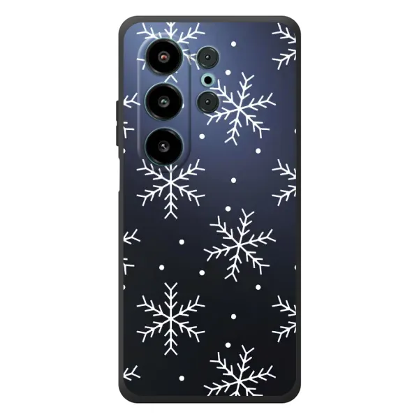 Чехол с принтом «Белые снежинки» для Blackview Wave 10