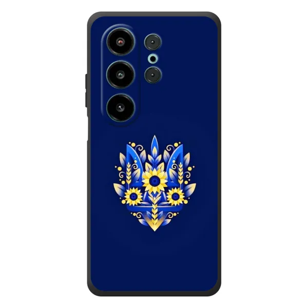Чехол с принтом «Цветочный Герб» для Blackview Wave 10