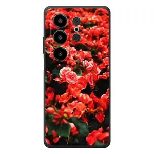 Чехлы с Цветами для Blackview Wave 10 (VPrint) (Цветы красные)