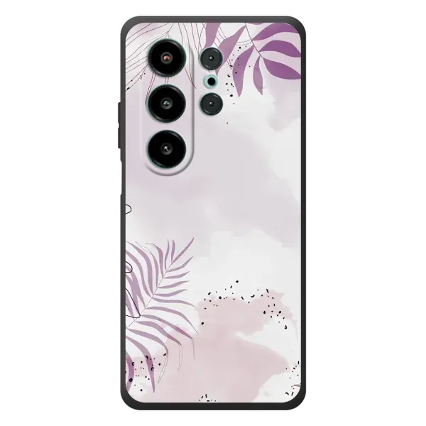 Чехол с принтом «Фиолетовые листья» для Blackview Wave 10