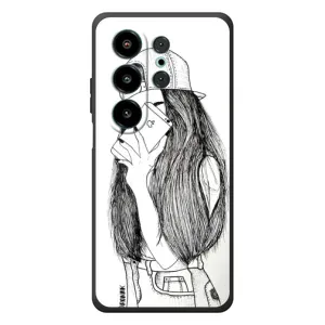 Чехол с печатью для Blackview Wave 10 - (Мода) (AlphaPrint) (Фото девочки)