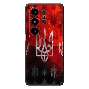 Украинские Чехлы для Blackview Wave 10 с картинкой УПА (AlphaPrint) (ГЕРБ УПА)