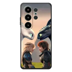 Чехол как приручить дракона на Blackview Wave 10 (Иккинг и Астрид)