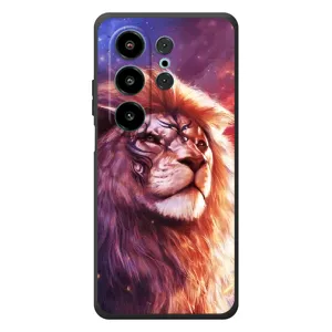 Чехол со Львом для Blackview Wave 10 (VPrint) (Красочный Лев)