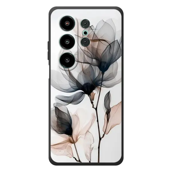 Чехол с принтом «Цветы на белом» для Blackview Wave 10