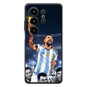 Чехлы для Blackview Wave 10 (Leo чемпион) (AlphaPrint) (Месси с кубком)