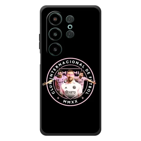 Чехол с принтом «Месси в лого» для Blackview Wave 10