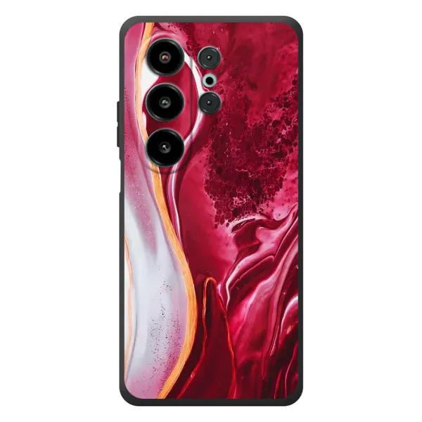 Чехол с принтом «Мрамор красный» для Blackview Wave 10
