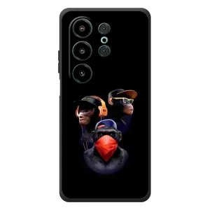 Чехол с Обезьянами Blackview Wave 10 - (AlphaPrint) (Три обезьяны)