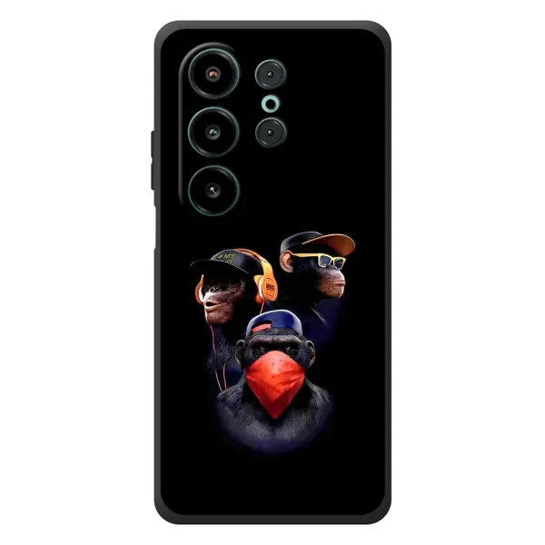 Чехол с принтом «Три обезьяны» для Blackview Wave 10