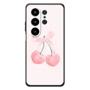 Чехол с розовым рисунком для Blackview Wave 10 (Розовые вишни)