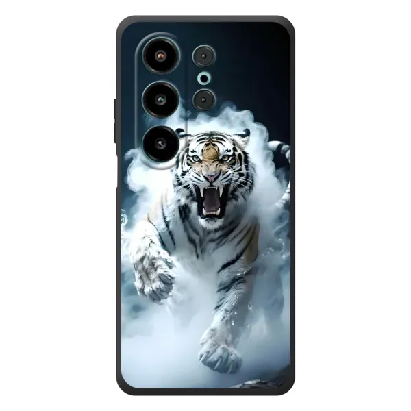 Чехол с принтом «Белый тигр в дыму» для Blackview Wave 10