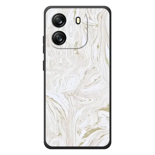 Чехол с принтом «Белый мрамор» для Blackview Wave 6C