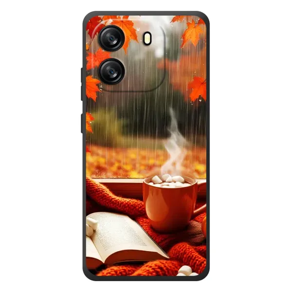 Чехол с принтом «Кофе и дождь» для Blackview Wave 6C Чехол с принтом «Кофе и дождь» для Blackview Wave 6C