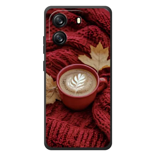 Чехол с принтом «Кофе на пледе» для Blackview Wave 6C Чехол с принтом «Кофе на пледе» для Blackview Wave 6C