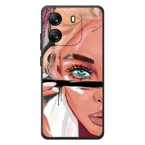 Чохол з друком для Blackview Wave 6C - (Мода) (AlphaPrint) (Макіяж)