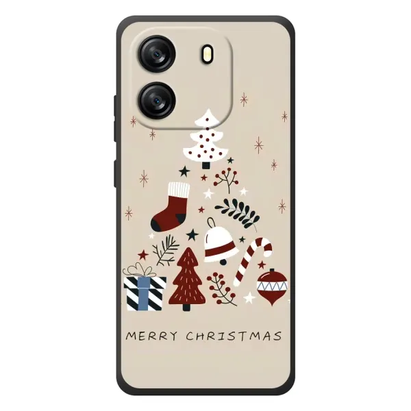 Чехол с принтом «Merry Christmas» для Blackview Wave 6C