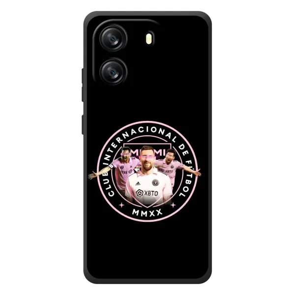 Чехол с принтом «Месси в лого» для Blackview Wave 6C