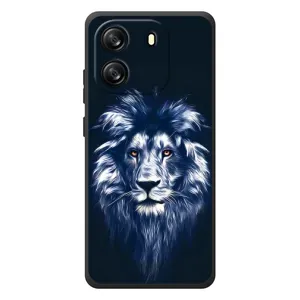 Чохол з картинкою ЛЕВ для Blackview Wave 6C (VPrint) (Синій Лев)