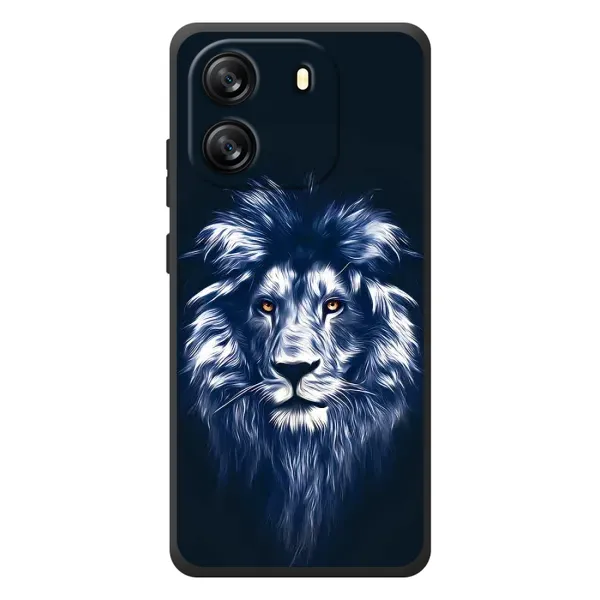 Чехол с принтом «Синий Лев» для Blackview Wave 6C Чехол с принтом «Синий Лев» для Blackview Wave 6C