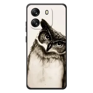 Чохол з пташками на Blackview Wave 6C (VPrint) (Сова)