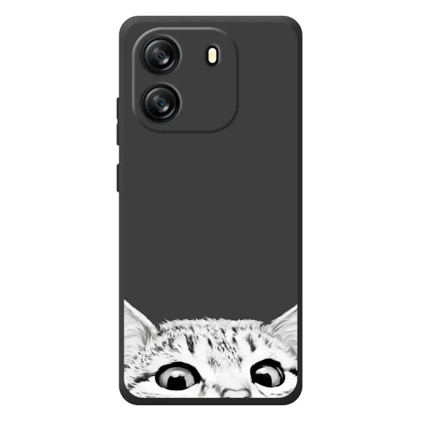 Чехол с принтом «Выглядывает кот» для Blackview Wave 6C