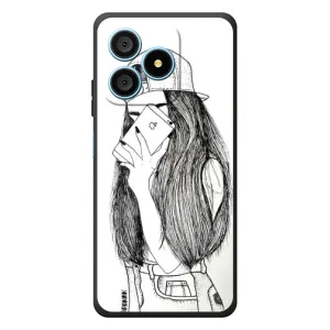 Чохол з друком для Blackview Wave 9C - (Мода) (AlphaPrint) (Фото дівчини)