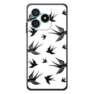 Чохол з пташками на Blackview Wave 9C (VPrint) (Ластівки)