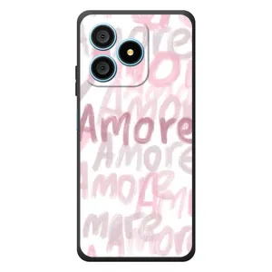 Чехол с розовым рисунком для Blackview Wave 9C (Аморе любовь)