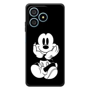 Міккі Маус чохол для Blackview Wave 9C (AlphaPrint - Мультяшні) (Маус на чорному)