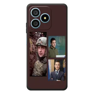 Чохол для Blackview Wave 9C (AlphaPrint - с принтом Зеленського) (Президент)