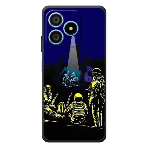 Чохол з принтом «Різдво в Україні» для Blackview Wave 9C