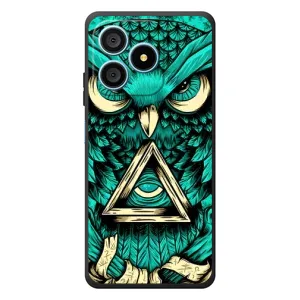 Чохол з пташками на Blackview Wave 9C (VPrint) (Сова з оком)