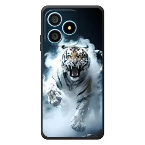 Чохол з картинкою 'Хижаки' для Blackview Wave 9C (Білий тигр у диму)