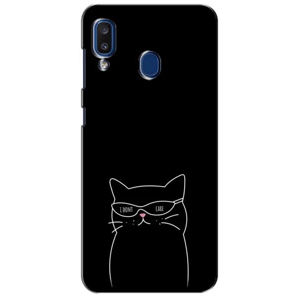 Чехол с принтом «Равнодушный кот» для Samsung Galaxy a20 2019 (A205F) Чехол с принтом «Равнодушный кот» для Samsung Galaxy a20 2019 (A205F)