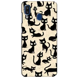 Чехол с рисунком кот на Samsung Galaxy a20 2019 (A205F)
