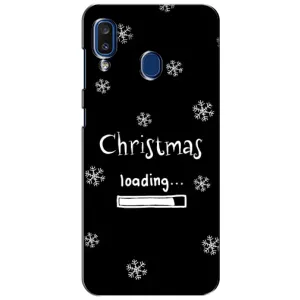 Різдвяні, Святкові Чохли для Samsung Galaxy A20 2019 (А205F) (Christmas loading)