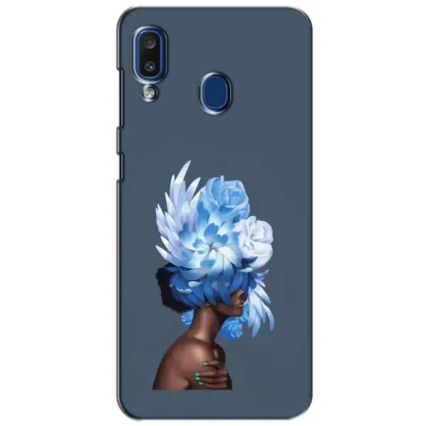 Чехол с принтом «Цветы на голове» для Samsung Galaxy a20 2019 (A205F)