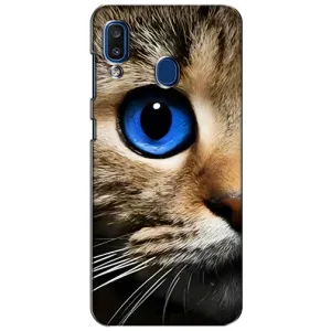 Чехлы с Котиками для Samsung Galaxy a20 2019 (A205F) (VPrint) (Глаз кота)