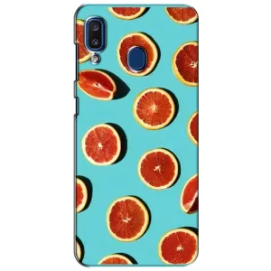 Чохли з фруктами для Samsung Galaxy a20 2019 (A205F) (VPrint) (Грейпфрут)