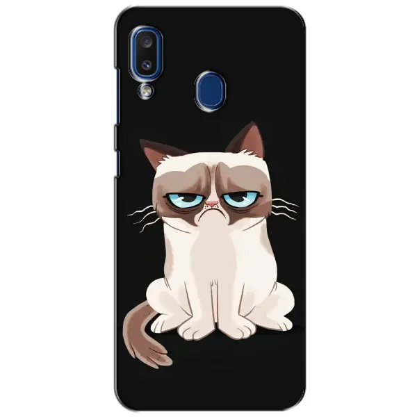 Чохол з принтом «Сумний кіт» для Samsung Galaxy a20 2019 (A205F)