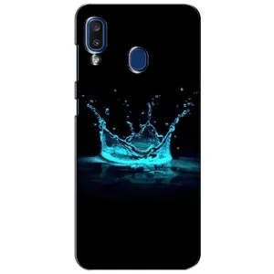 Чохол з Короною Samsung Galaxy A20 2019 (А205F) - (AlphaPrint) (Крапля корони)