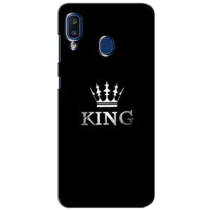 Чохол з Короною Samsung Galaxy A20 2019 (А205F) - (AlphaPrint) (KING)