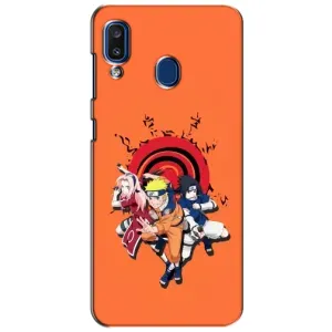 Naruto Anime Чохли для Samsung Galaxy A20 2019 (А205F) (AlphaPrint) (команда Наруто)
